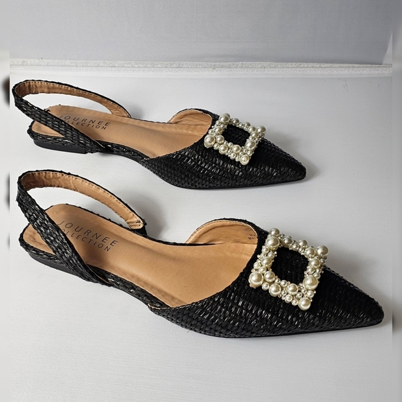 Journee Collection Shoes - Journey Collection Hannae Slingback Flats